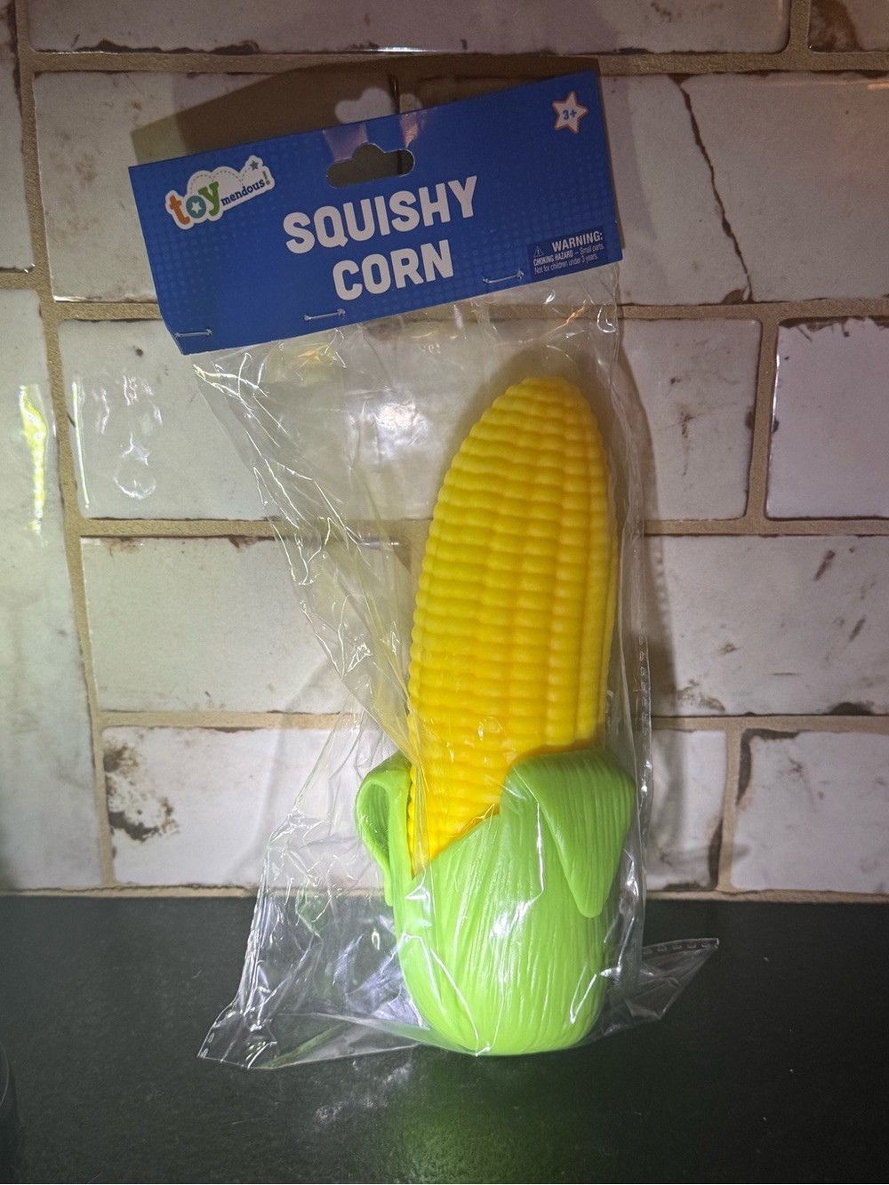 Toymendous Squishy Corn Toy - Yellow & Green